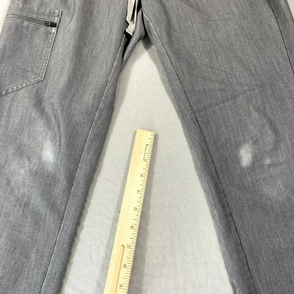 FIGS Technical Pants Womens Small 28x31 Gray Cargo Pocket Scrub Medical *‎